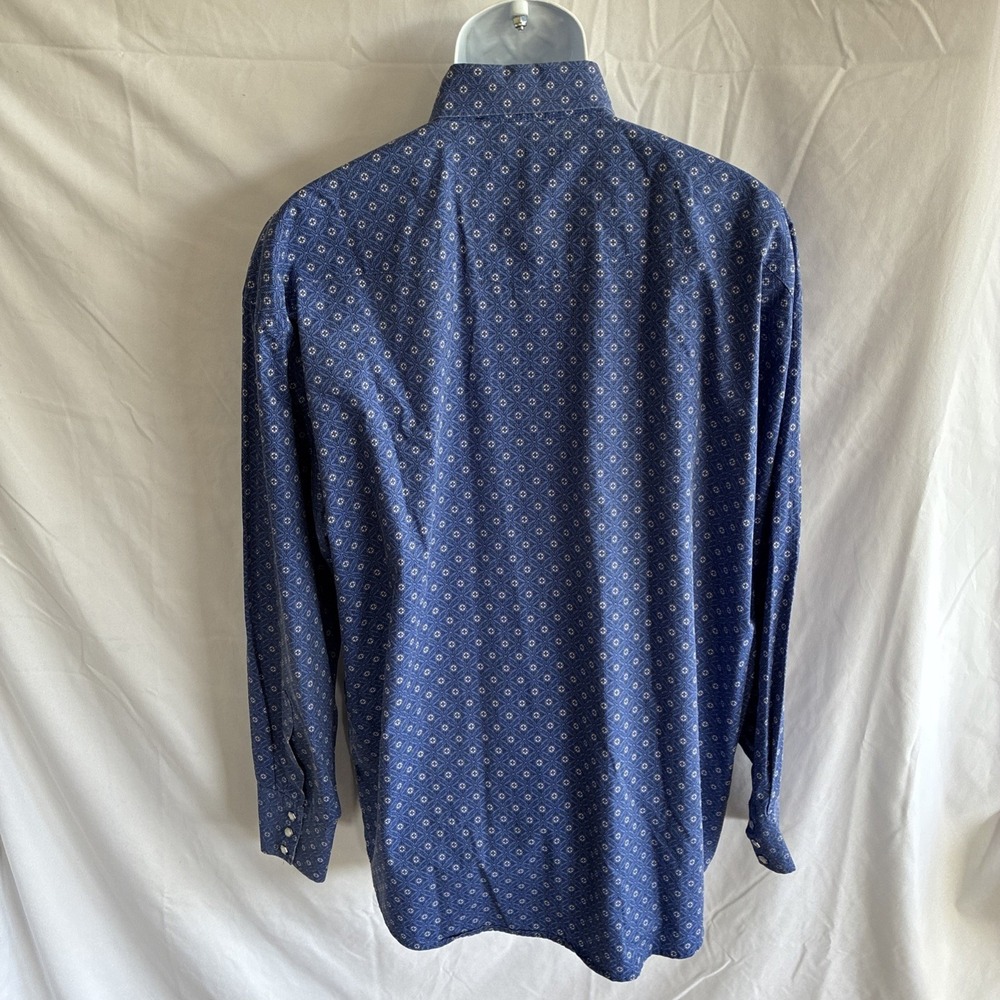 Men's 3XL Shirt George Strait Wrangler Troubadour AOP Geometric Western Cowboy - Picture 3 of 16